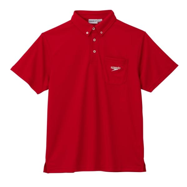 Speedo(スピード) DRY_POLO_SHIRT (SA42010R) 色 : レッド サイズ...