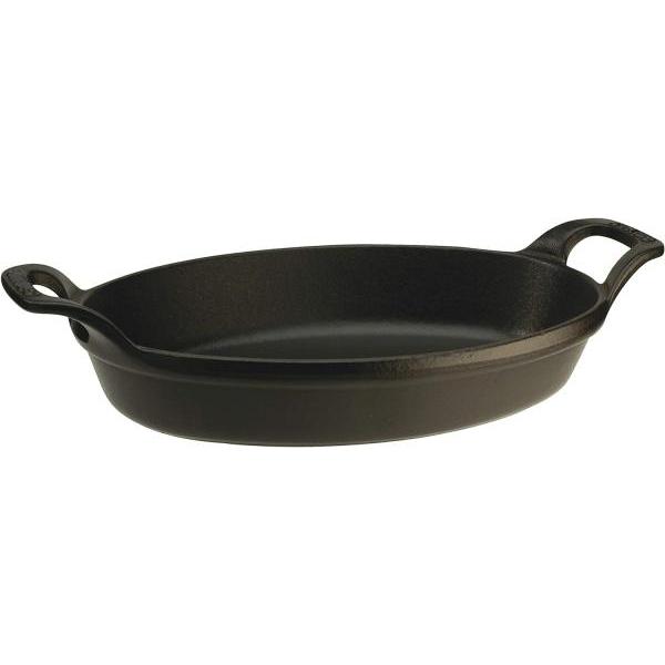 ストウブ(staub) ストウブ　オーバルスタッカブルディッシュ２８cm　黒　４０５０９−３４１ R...