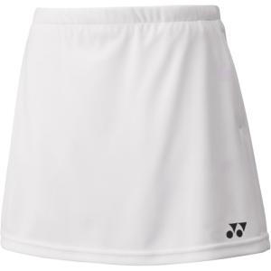 YONEX ヨネックス ジュニアスカート (インナースパッツツキ) (26170J) 色 : ホワイト サイズ : J120の商品画像