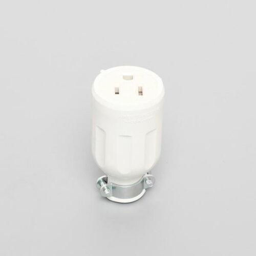 アメリカ コードコネクタボディ　白　7114GR-IV コードコネクタボディ E2