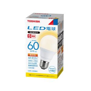 TOSHIBA（東芝） LED電球 E-CORE 防雨・防湿型 一般電球60W形相当 配光