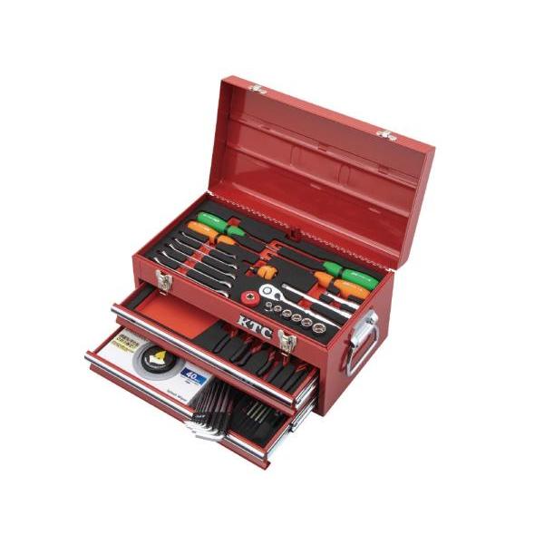 京都機械工具 SK34026XR SKX0102スタンダードセット40点(レッド)