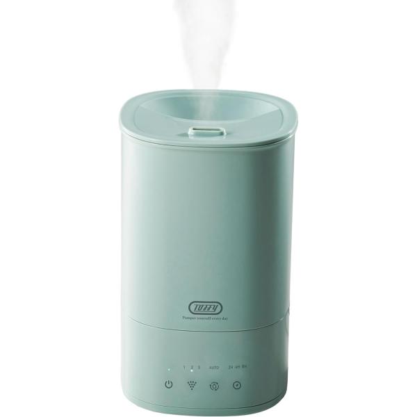 ラドンナ 抗菌アロマ加湿器 1.6L HF12 抗菌 上部給水式 自動でミスト調整機能 アロマオイル...