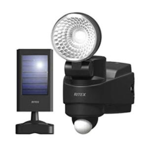 ムサシ RITEX 1W LEDハイブリッドソーラセンサーライト 「ソーラー発電+乾電池」 S-HB10