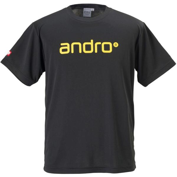 andro(アンドロ) ANDRO_ナパTシャツ_IV__BLK/YEL (305700) サイズ ...