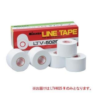 ミカサ ラインテープ_ビニール_シロ40MM25*6 (LTV4025W)