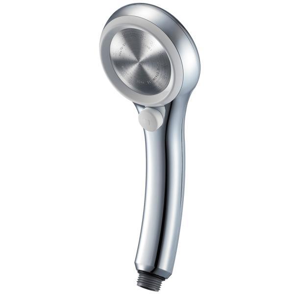 SANEI(旧社名:三栄水栓製作所) シャワーヘッド レイニーメタリック 手元ストップ 節水率50%...