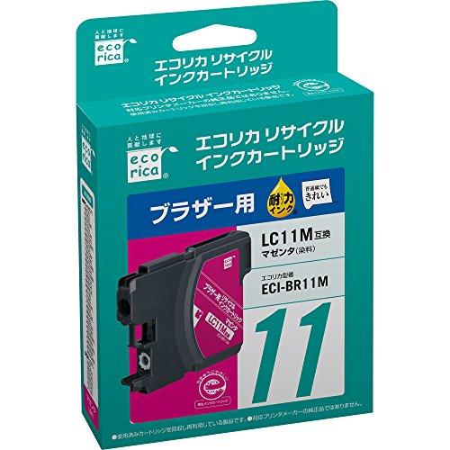 エコリカ リサイクルインクカートリッジ BROTHER マゼンタ LC11M ECI-BR11M