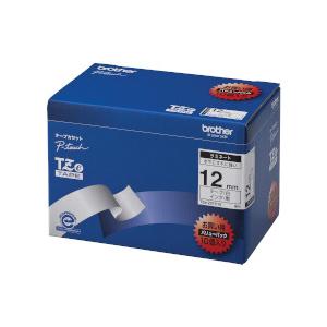 BROTHER ブラザー ブラザー工業 TZeテープ ラミネートテープ(白地/黒字