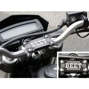 BEET JAPAN ハンドルクランプ (ブラック/ブラック) BEET（ビート） ハンドルクランプブレースキット KAWASAKI カワサキ