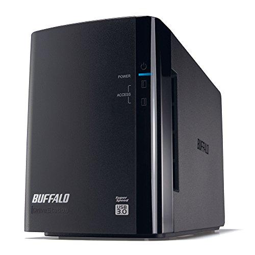 BUFFALO ミラーリング機能搭載 USB3.0用 外付けハードディスク 2ドライブモデル 4TB...