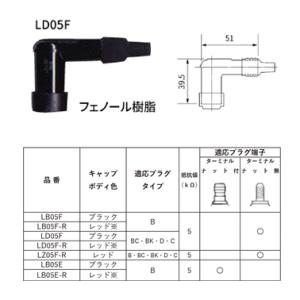 NGK LB05F-B キャップ (クロ) 8344