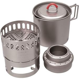 エバニュー(EVERNEW) Ti Mug pot 500 Stove set ECA538