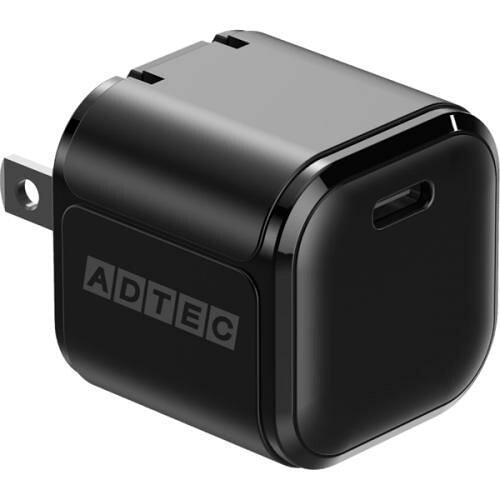 ADTEC アドテック Power Delivery対応 GaN AC充電器/45W/USB Typ...