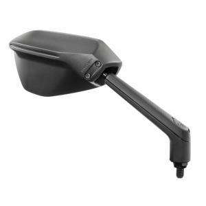 バイクミラー ナポレオン シャークミラー7 ブラック 防眩鏡 10mm 正逆