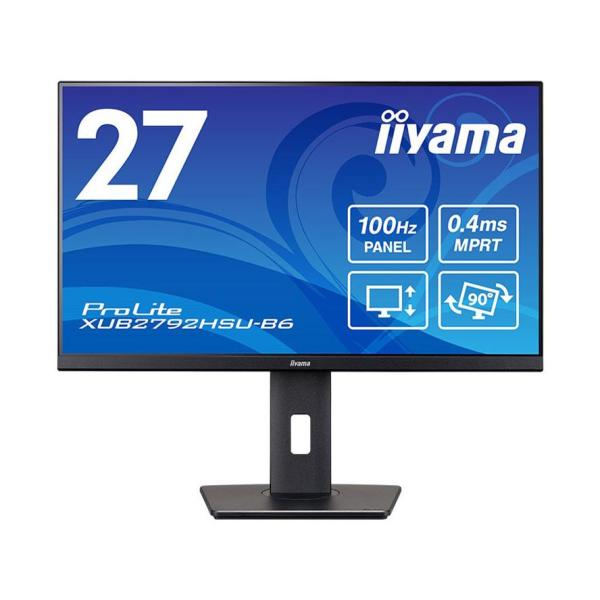 IIYAMA イイヤマ 液晶ディスプレイ 27型/1920×1080/HDMI、DisplayPor...
