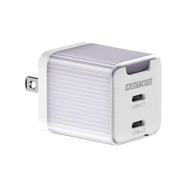 ADTEC アドテック Power Delivery対応 GaN AC充電器/45W/USB Typ...