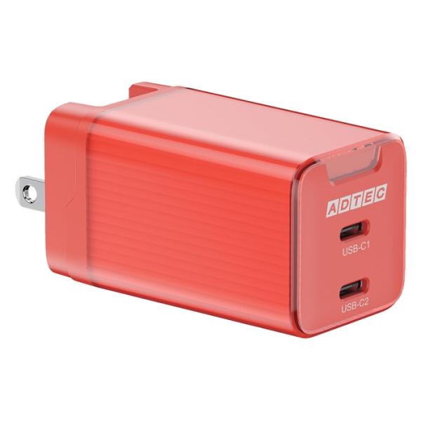 ADTEC アドテック Power Delivery対応 GaN AC充電器/65W/USB Typ...