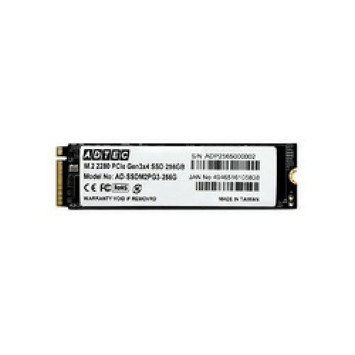 ADTEC アドテック SSD M.2 NVMe PCIe Gen3x4 (2280) 256GB(...