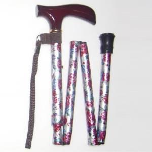 中嶋次朗商店 アルミ4段式 花柄 花柄ブラック