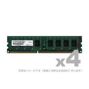 ADTEC ADS12800D-H4G4 DDR3-1600 UDIMM 4GB 省電力モデル 4枚...
