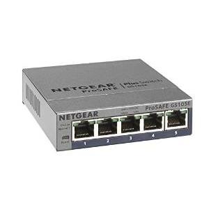 NETGEAR 5-Port GS105E-200JPS ネットギア　7個未開封 NETGEAR ネットギア GS105E ギガビット5ポート アンマネージプラス
