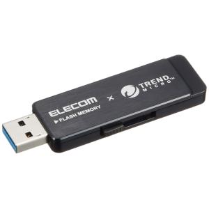 ELECOM エレコム USB3.0メモリ/トレンドマイクロ製ウイルス対策/32GB/ブラック(MF...