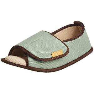 ニッポンスリッパ RACCO ハグ プレーン 310041 グリーン L