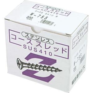 水上金属 SUS410　Zコーススレッド　半ネジ　W65S　4.2×65mm「箱販売」　入　 008...