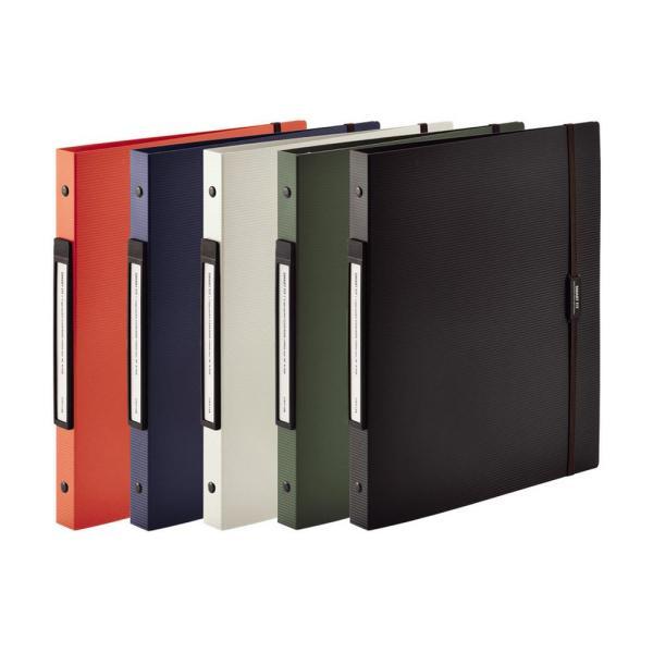 リヒトラブ SMART FIT 2タイプポケットクリヤーブック交換式 22オリーブ N-7520 N...