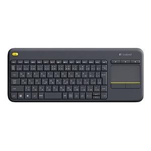 LOGICOOL ワイヤレス タッチキーボード ブラック K400pBK(K400PBK) ロジクー...