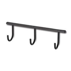 アイアンハンギングフック 3連 ブラック  63143