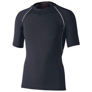 おたふく JW-628-BK-M ブラック 冷感・消臭パワーストレッチ半袖クルーネックシャツ M