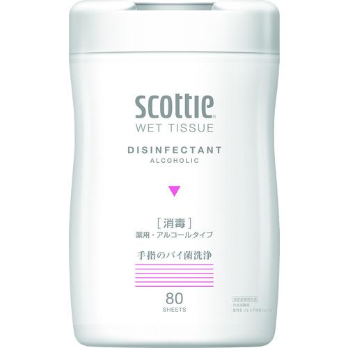 日本製紙クレシア スコッティウェットティシュ消毒 ８０枚