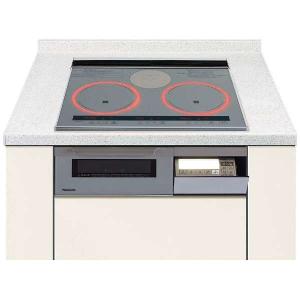 単相200V ビルトインIHクッキングヒーター 「Wシリーズ」（60cm幅・IH2口＋ラジエント）KZ-W163S