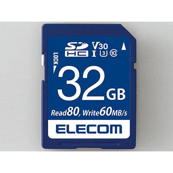 ELECOM エレコム SDHCカード　データ復旧サービス付　ビデオスピードクラス対応　UHS-I　...