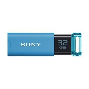 ソニー 32GB ブルー SONY USM32GU