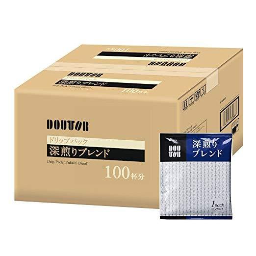 ドトールコーヒー ドリップパック 深煎りブレンド 6.5g 1箱(100袋)(3068)