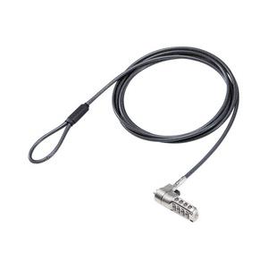 ELECOM エレコム セキュリティワイヤー/ダイヤル錠/NobleWedge(3.2×4.5)互換...