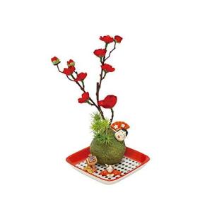 丸和貿易(Maruwa Trade) 豆しぼり 120×120×280mm 小洒落盆栽 おもてなし皿 400868202