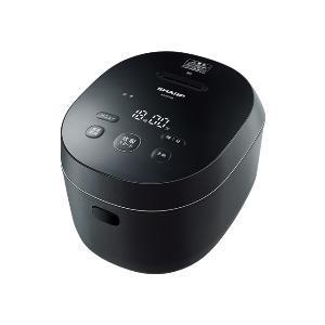 SHARP シャープ IHジャー炊飯器 PLAINLYシリーズ 1.0-5.5合炊き ブラック (K...