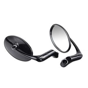 DAYTONA（デイトナ） パラレルミラー オーバル 左用 ブラストブラック