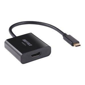 BUFFALO バッファロー ディスプレイ変換アダプタ USB Type-C-HDMI 60P対応 ...