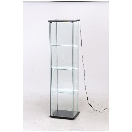 FUIBOEKI 不二貿易 ガラスコレクションケース 4段 LED 型番:TMG-G21 BK 色:...