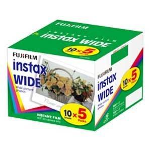 FUJIFILM 富士フイルム チェキワイド用フィルム　5本パック 1セット(10枚×5パック入)