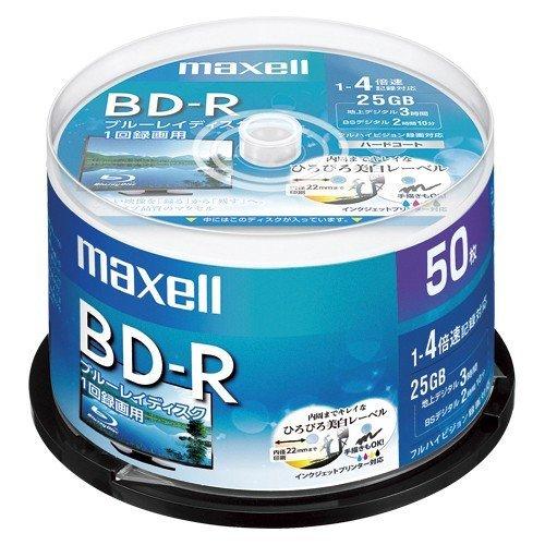 maxell 録画用 BD-R BRV25WPE.50SP 50枚