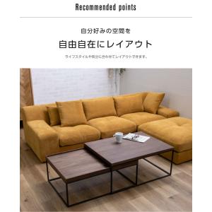 ソファ コーデュロイ 3人掛け カウチソファ ...の詳細画像4