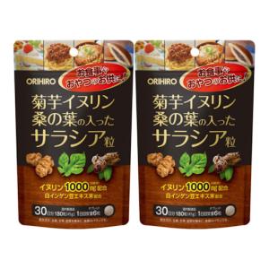 ORIHIRO（オリヒロ） 菊芋イヌリン桑の葉の入ったサラシア粒 3袋セット
