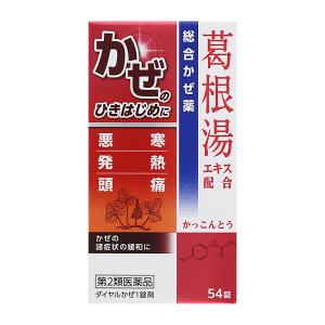 【第2類医薬品】 ジェーピーエス製薬 ダイヤル風邪薬1 葛根湯 54錠 【セルフメディケーション税制対象商品】 ○★の商品画像