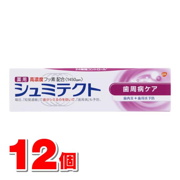 【医薬部外品】 アース製薬 シュミテクト 歯周病ケア 90g　×12個